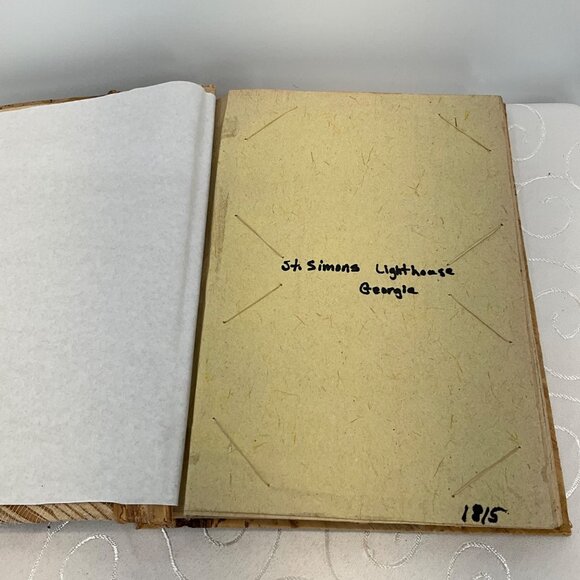 Hand-Carved Wooden Photo Album With Lighthouse Design - Picture 6 of 8